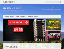 Tablet Screenshot of harmanradio.com